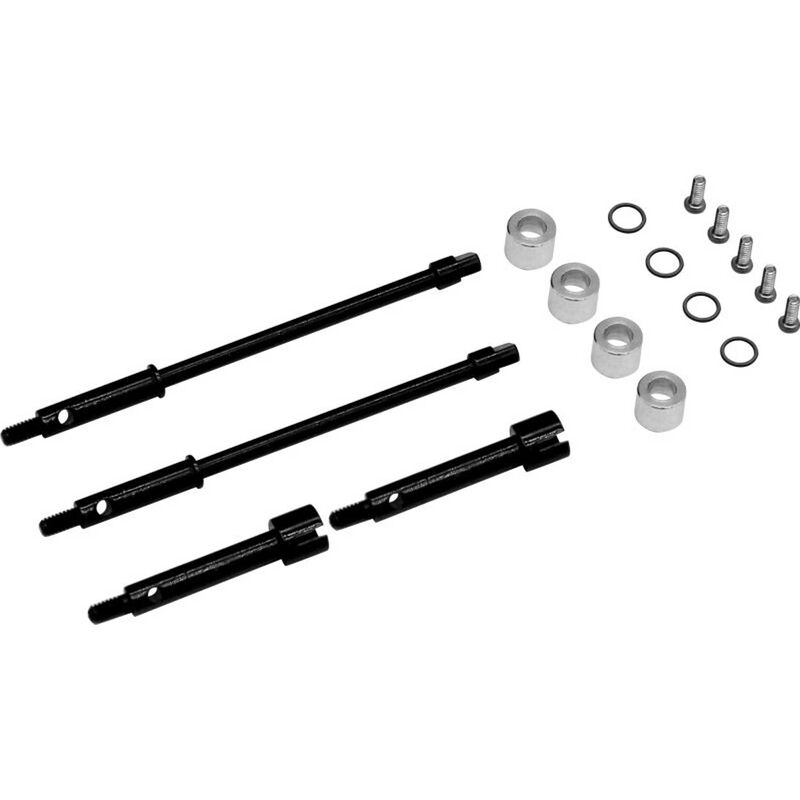4MM Steel Drive Stub Axles: SCX24