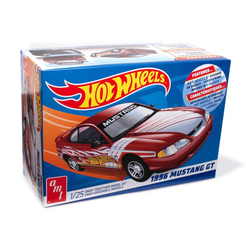 1/25 Hot Wheels 1996 Ford Mustang GT (Snap) 2T Model Kit