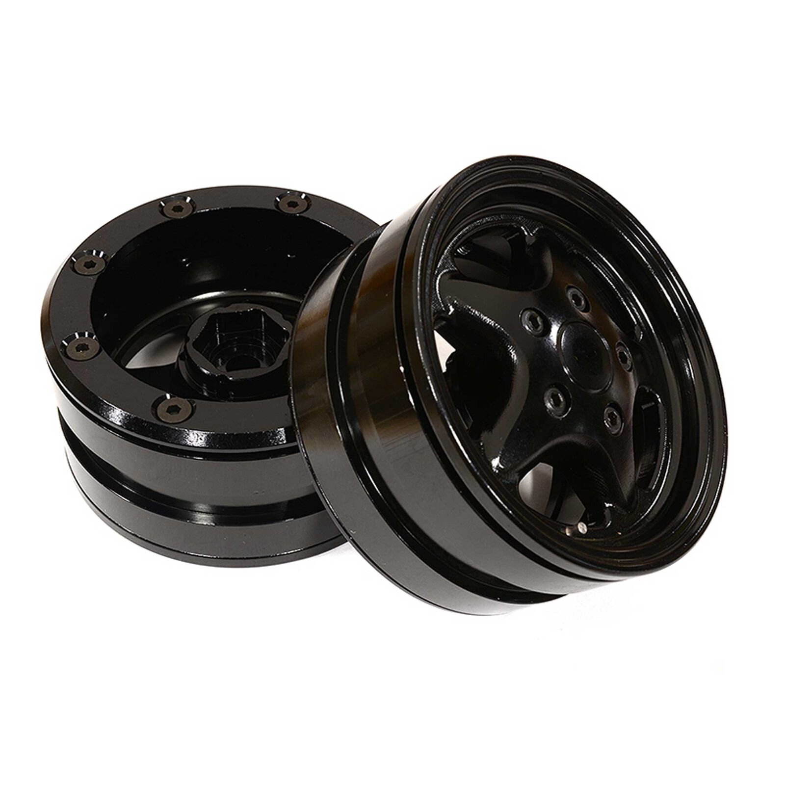 1.9 Alloy 5 Spoke Wheel, Black: Rock Crawler (2)