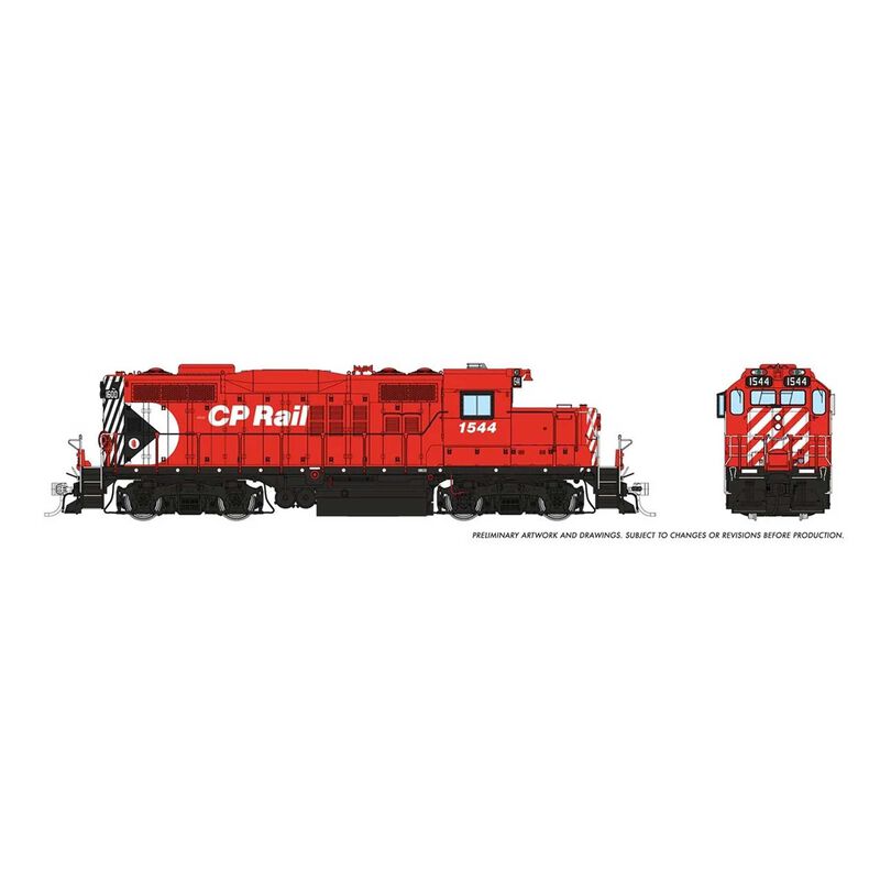 HO GP9u DC/DCC/Sound: CP - Multimark: #1544
