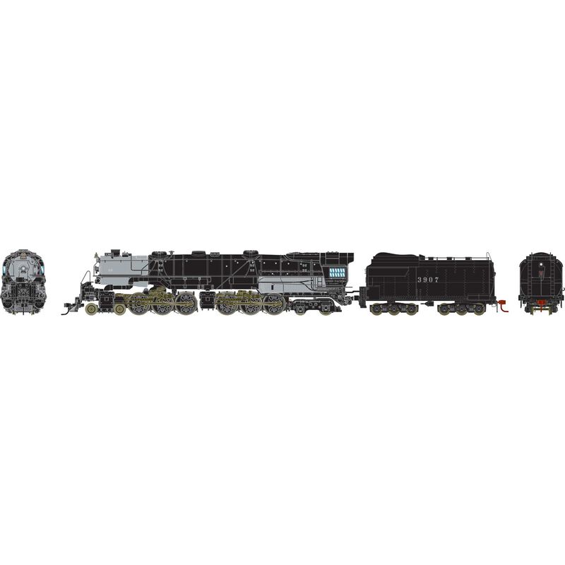 HO 4-6-6-4 CSA-1 Challenger Locomotive with Tsunami2 DCC & Sound, UP #3907