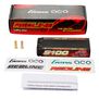 7.6V 5100mAh 2S 140C Redline 2.0 LiHV Hardcase Battery: 5.0mm Bullet