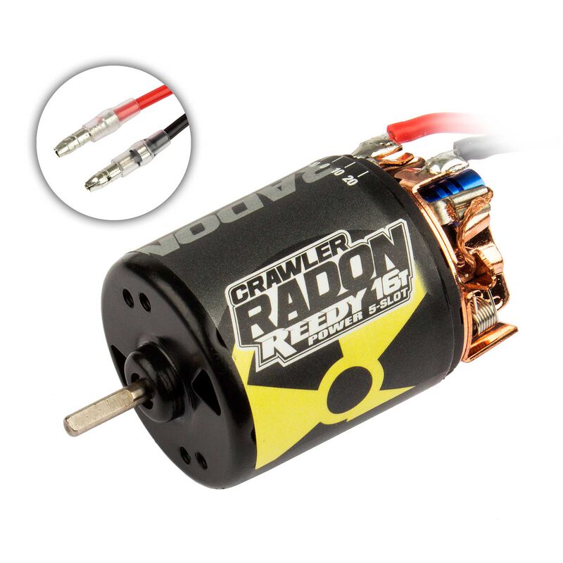 Reedy Radon 2 Crawler 5-Slot Brushed Motor, 16T, 1850Kv: 3.5mm Bullet