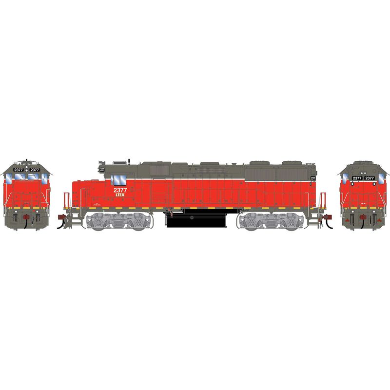HO GEN GP39-2 PH III Locomotive w/DCC & Sound, LTEX #2377