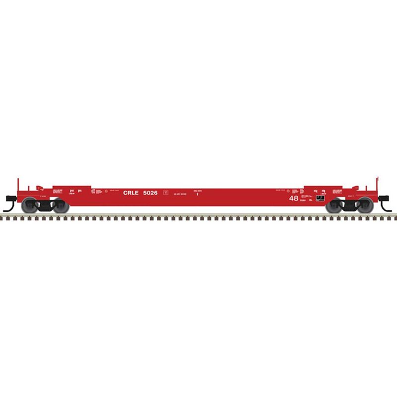 HO 48' All Purpose Well Car CRLE #5073, Red/White