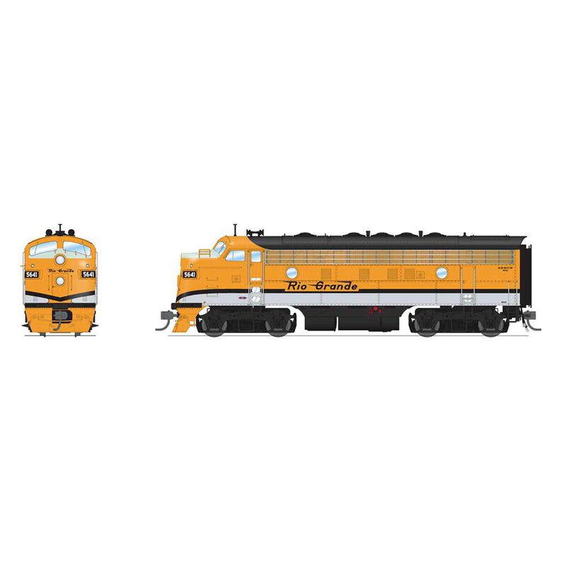 HO EMD F7A Locomotive, DRGW 5644, 1 Stripe Scheme with Paragon4