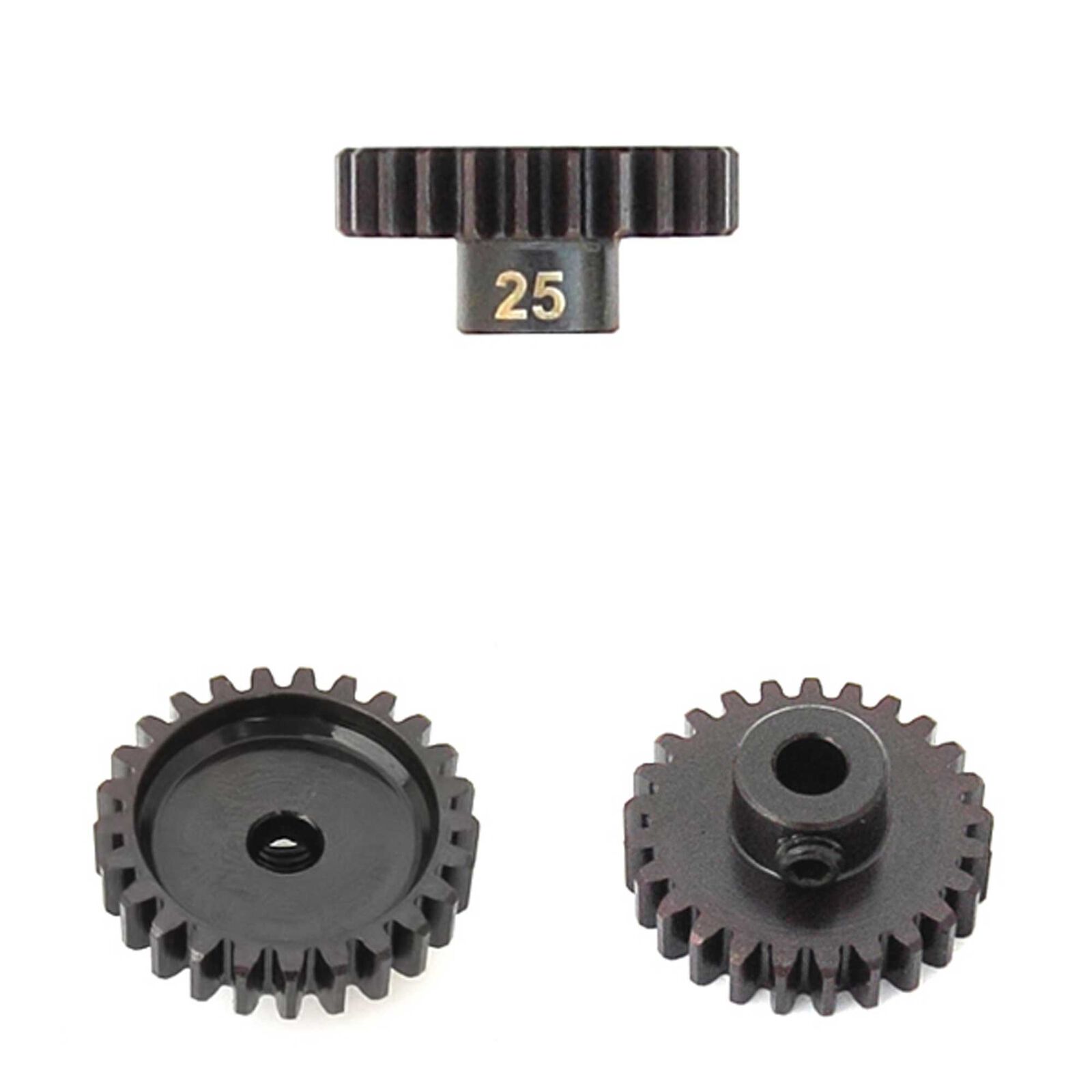 M5 Pinion Gear, 25T, MOD1, 5mm Bore, M5 Set Screw