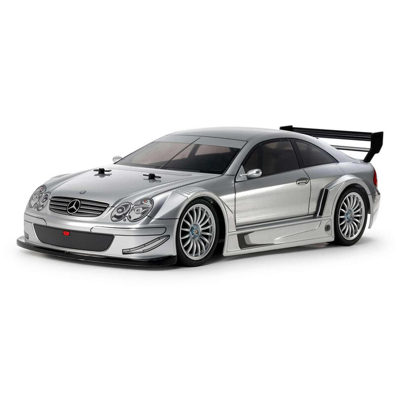 1/10 R/C 2002 Mercedes-Benz CLK AMG Racing Version (Silver Painted Body) (TT-02)