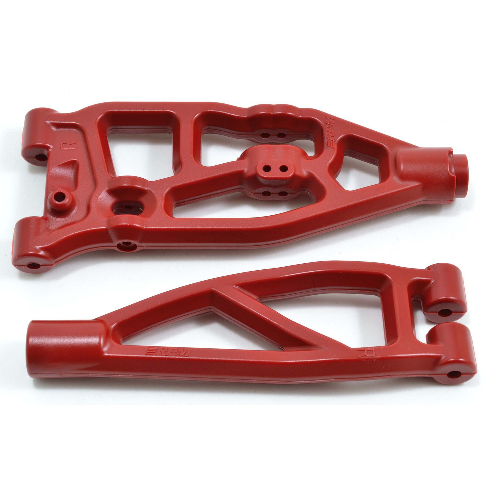 Front Right Upper & Lower A-arms: ARRMA V5 6S BLX & EXB Trucks, Red
