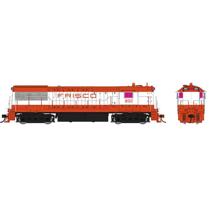 HO GE U25B High Hood DC/DCC/S SLSF #802