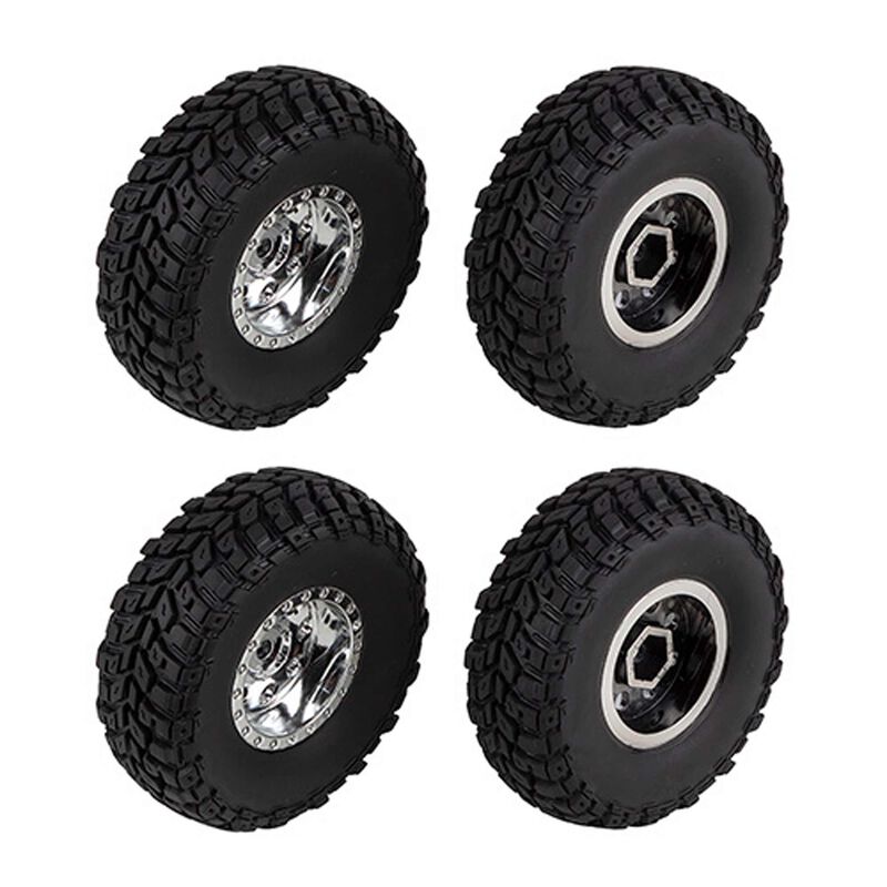 Chrome Wheels & Tires, 1/12 Element Enduro12