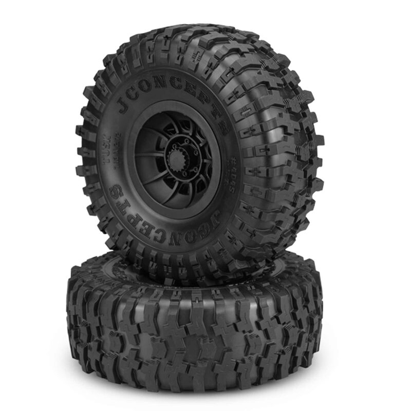 1/6 Tusk 2.9&rdquo; Pre-Mounted Crawler Tires, Green Compound (2)
