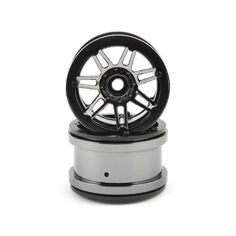 2.2 Beadlock Raceline #931 Injector, Gun Metal/Black (2)