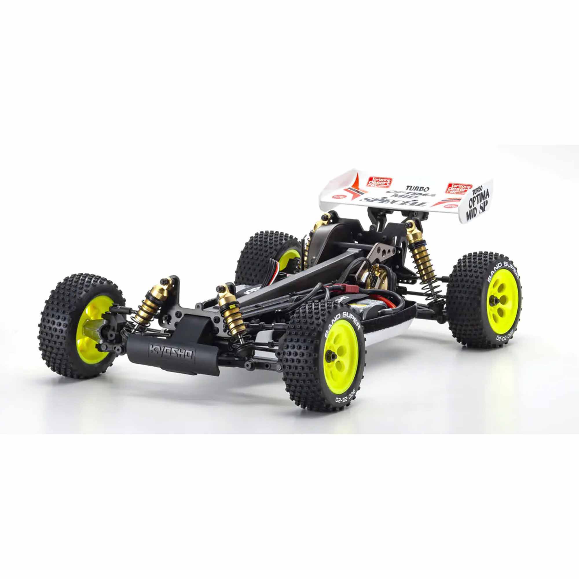 ホビーラジコン Kyosho Turbo Optima Mid 1/10 Kyosho 1/10 Turbo Optima 4x4 Racing Buggy Kit | Tower Hobbies