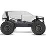 1/10 GORGON 2WD RTA Kit Brushed Monster Truck (Battery & Charger Included), Clear