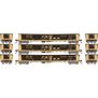 HO ATH 52' Mill Gondola,Primed For Grime CarKnocker GONX w/Reflectors #310325/310334/310340 (3)
