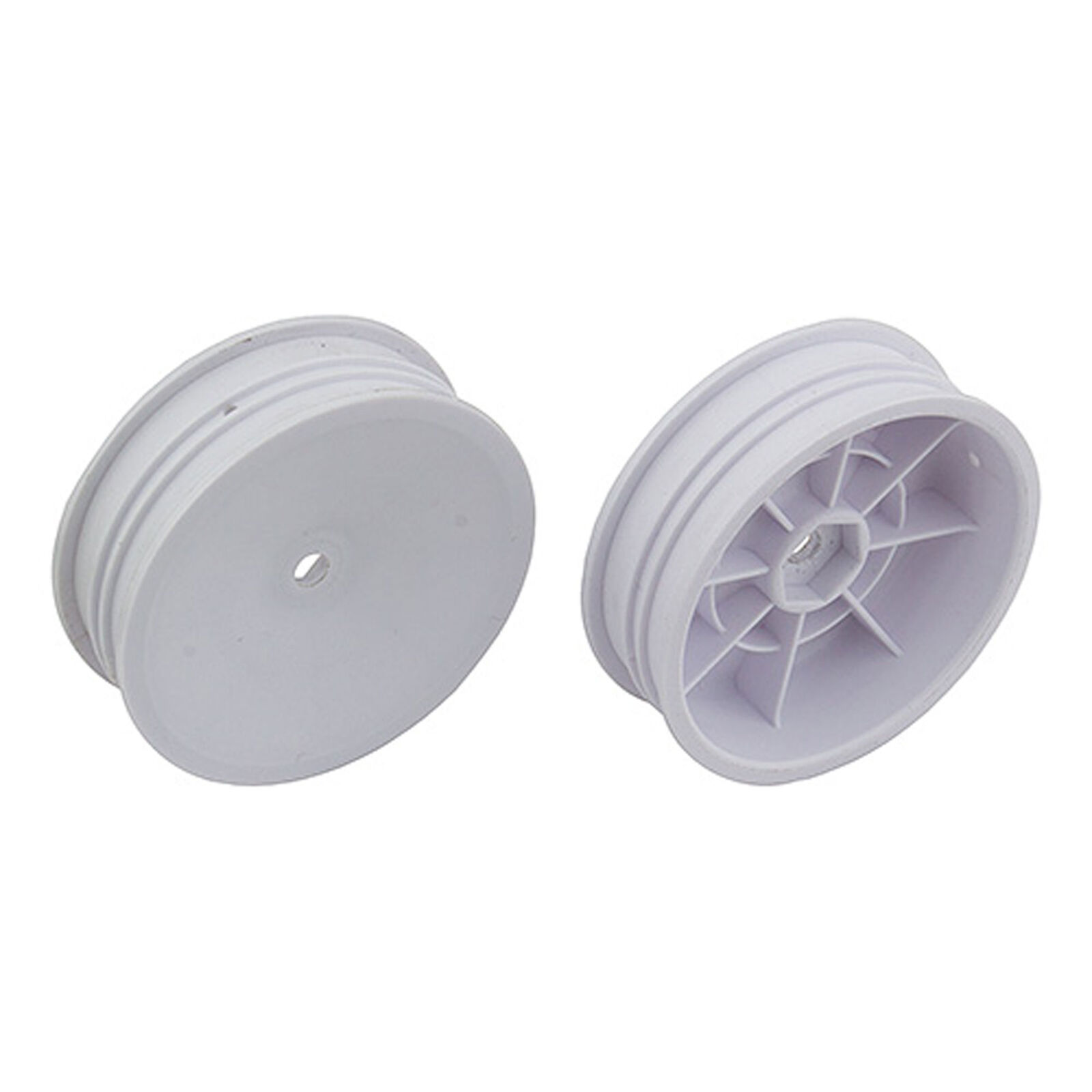 1/10 12mm Hex 2.2 Slim Front Buggy Wheels (2), White: B6