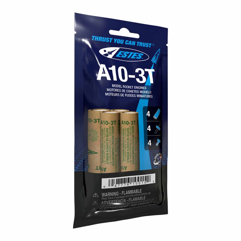 A10-3T 13mm Model Rocket Engines (4)