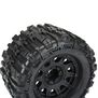 1/8 Trencher HP BELTED F/R 3.8" MT Tires Mounted 17mm Blk Raid (2)