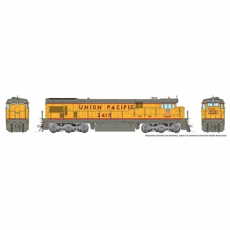 HO C30-7 Locomotive DC/DCC & Sound, UP #2422
