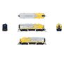 EMD F7 AB, ATSF 341/341A, Yellow Warbonnet, A-unit Paragon4 Sound/DC/DCC, Unpowered B, N