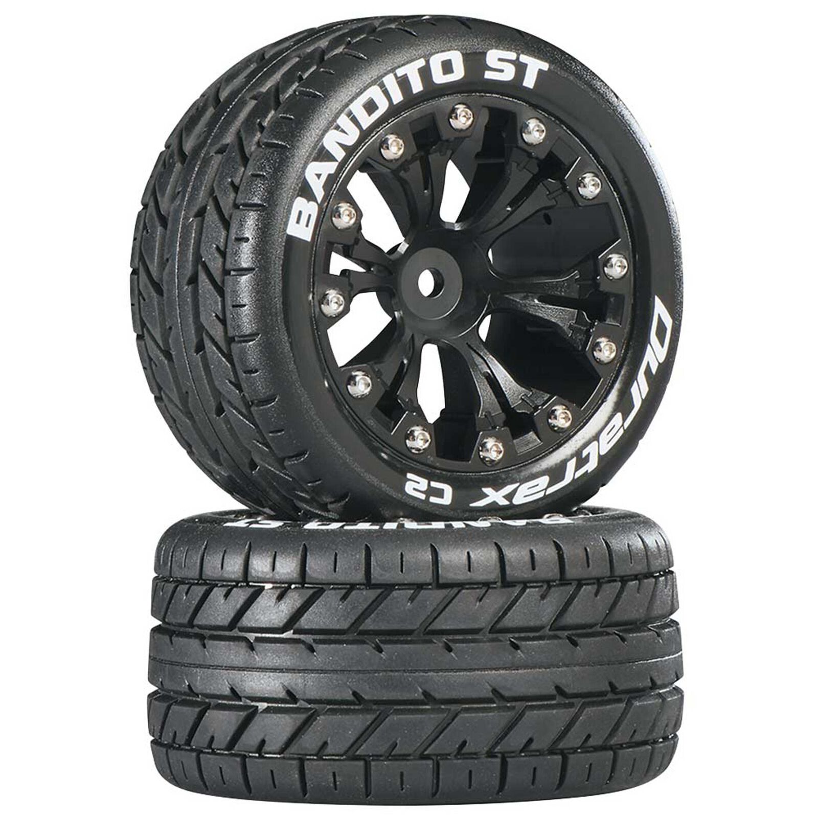 Bandito ST 2.8" 2WD Mounted Rear C2 Tires, Black (2)