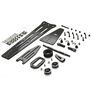 B6 Pro Wheelie Bar Set, 3mm Carbon Fiber Single Wheel Style