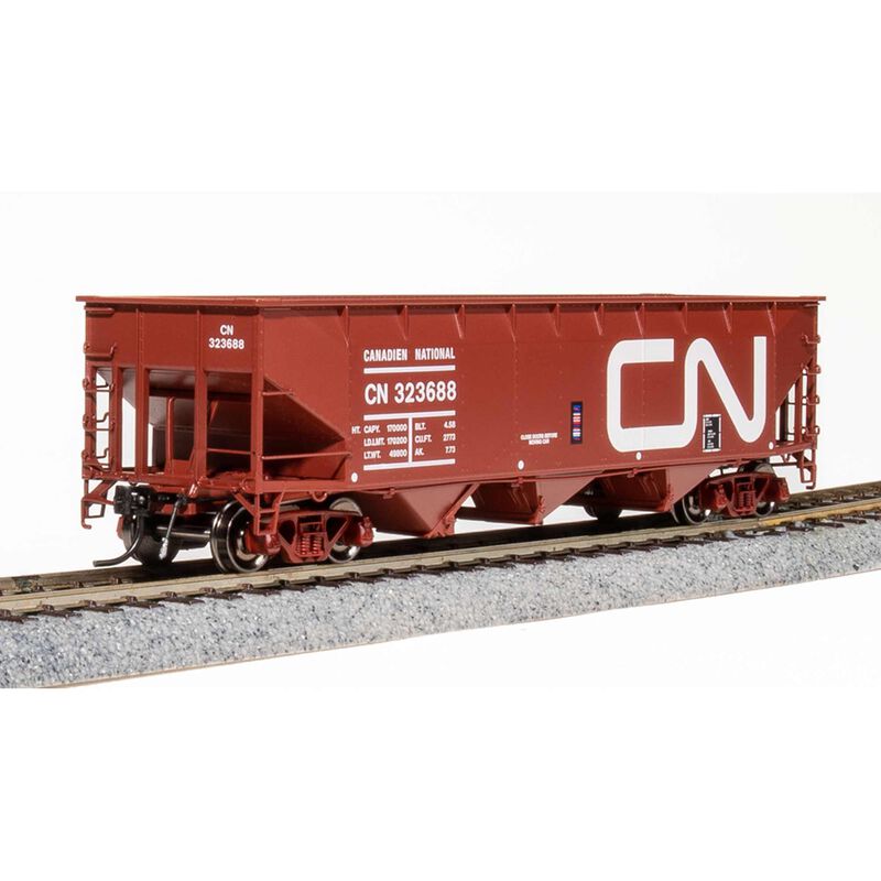 HO, AAR 70-ton Triple Hopper, CN, #323688