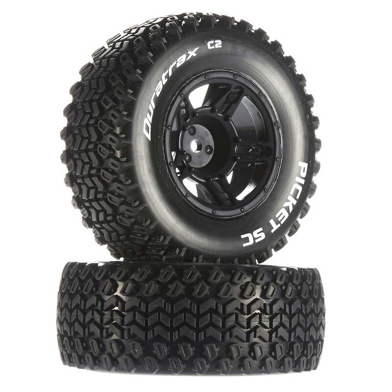Picket SC C2 Mounted Tires: Traxxas Slash Front (2)