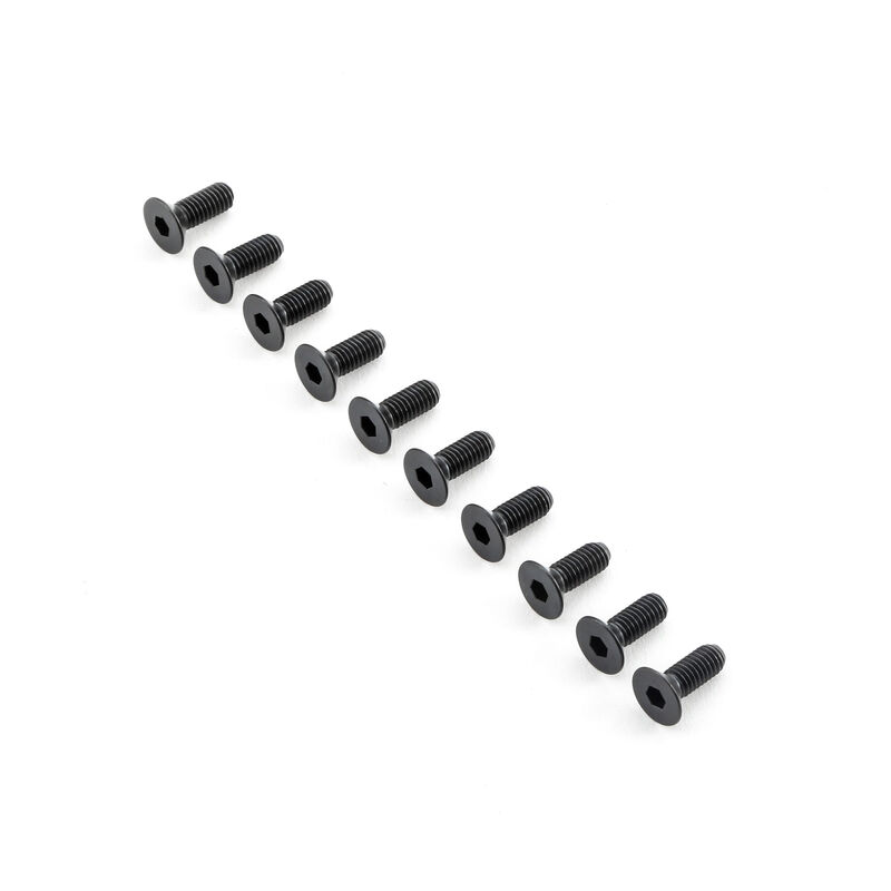 Flat Head Screws M6x16mm (10)