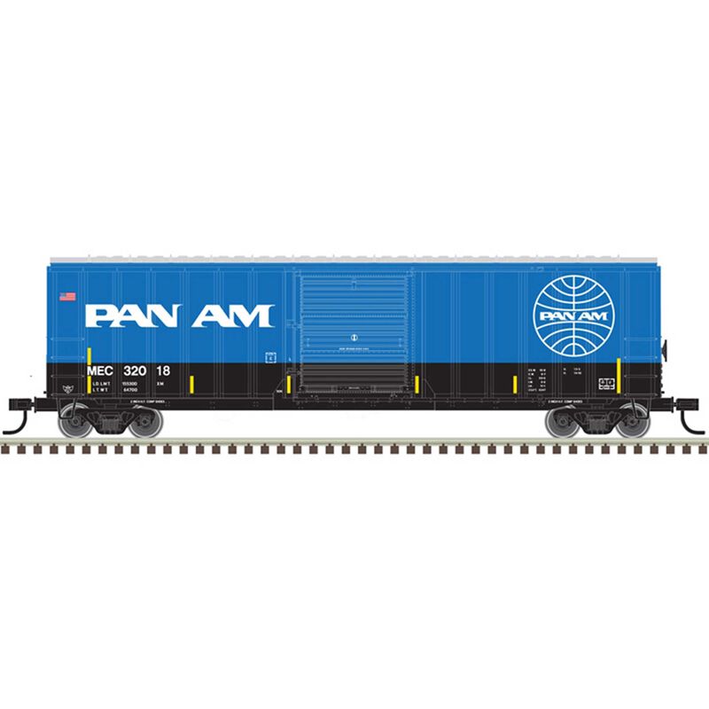 HO 50'6" Box Car Pan Am+  32018