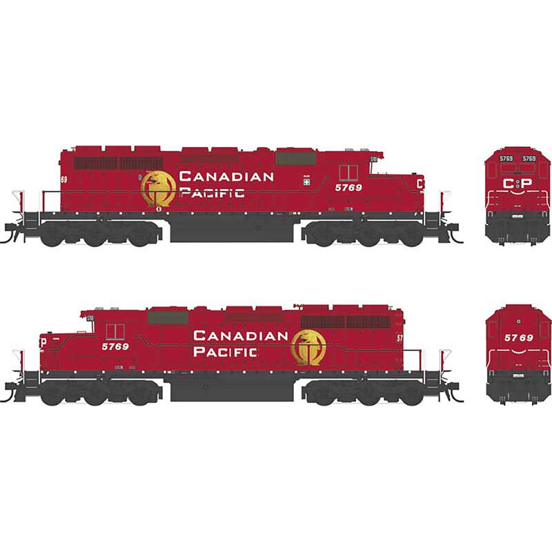 HO GMD SD40-2 Locomotive with DCC & Sound, CP 5769