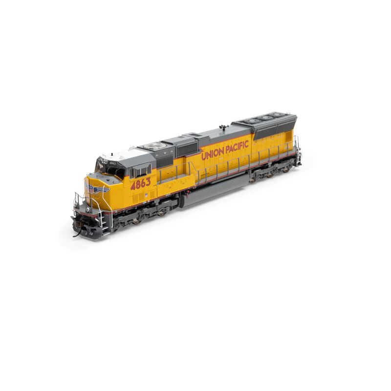 HO SD70M Locomotive with DCC & Sound, UP / Flared #4863