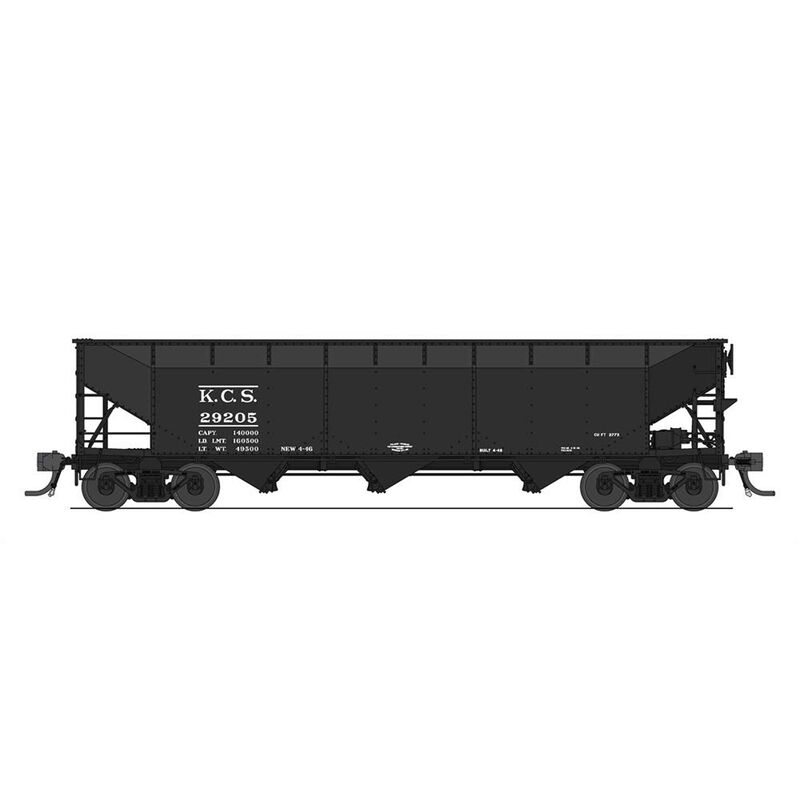 HO AAR 70-ton Triple Hopper, KCS (4)