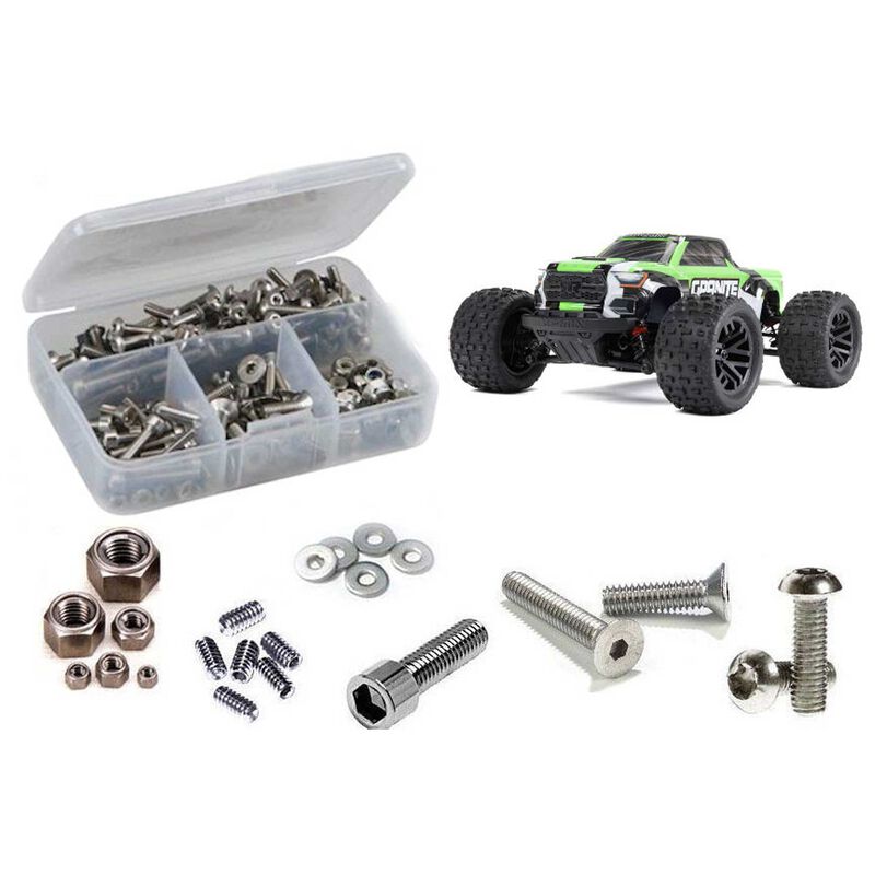 Stainless Steel Screw Kit, 1/18 ARRMA Granite GROM
