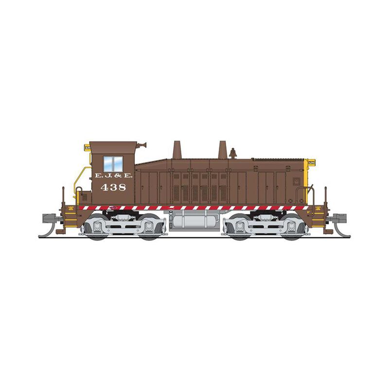 N EMD NW2 Locomotive, EJ&E 440, Brown & Yellow, Paragon4
