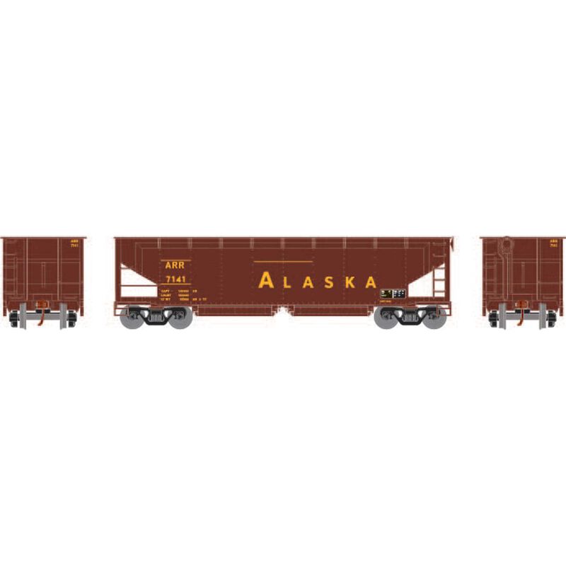 HO RTR 40' Offset Ballast Hopper with Load, ARR #7141