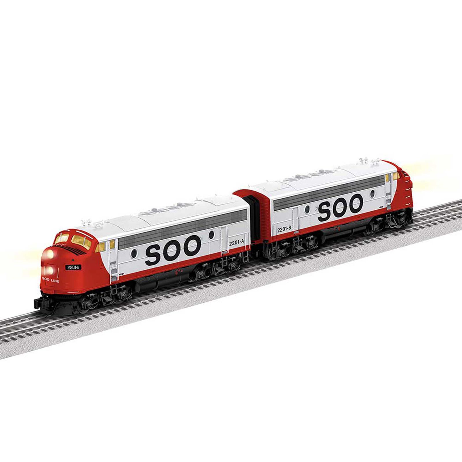 O Soo Line LEGACY F7 AA Set #2201A, #2201B