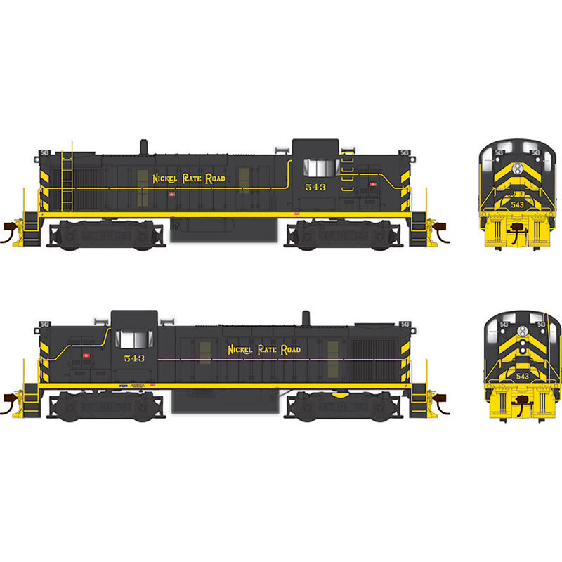HO ALCo RS-3 DCC with Sound NKP Simplified Scheme #553