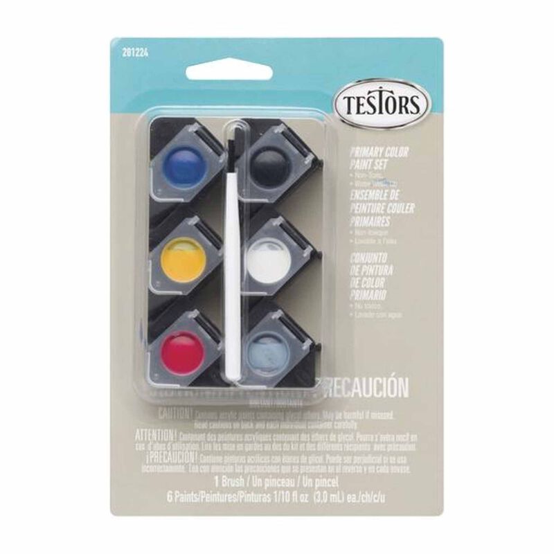6 Piece Acrylic Paint Pod Set, Primary Colors