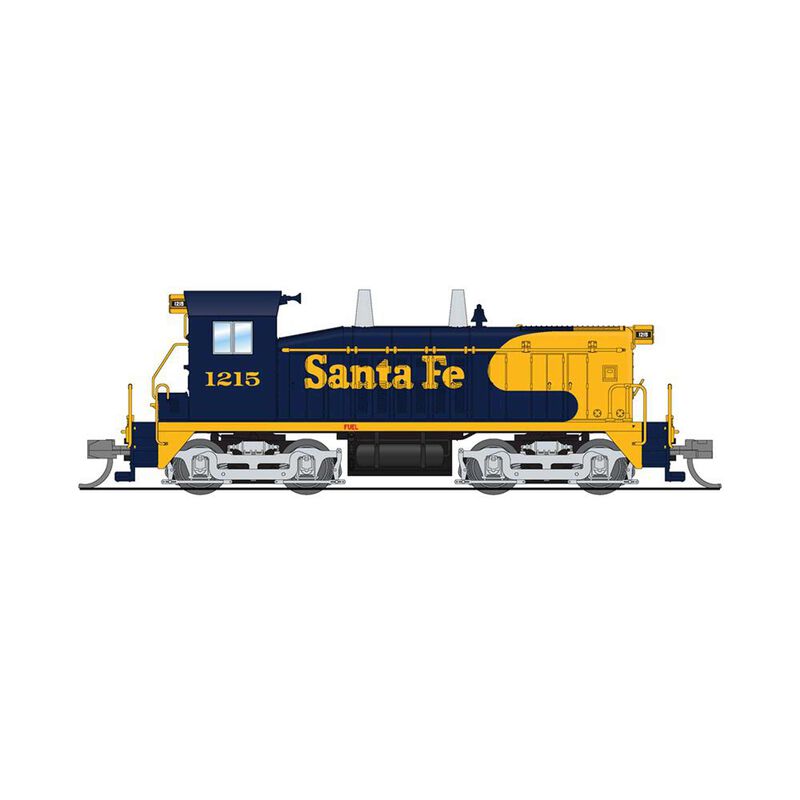 N EMD NW2 Locomotive, ATSF 1217, Yellow Bonnet, Paragon4