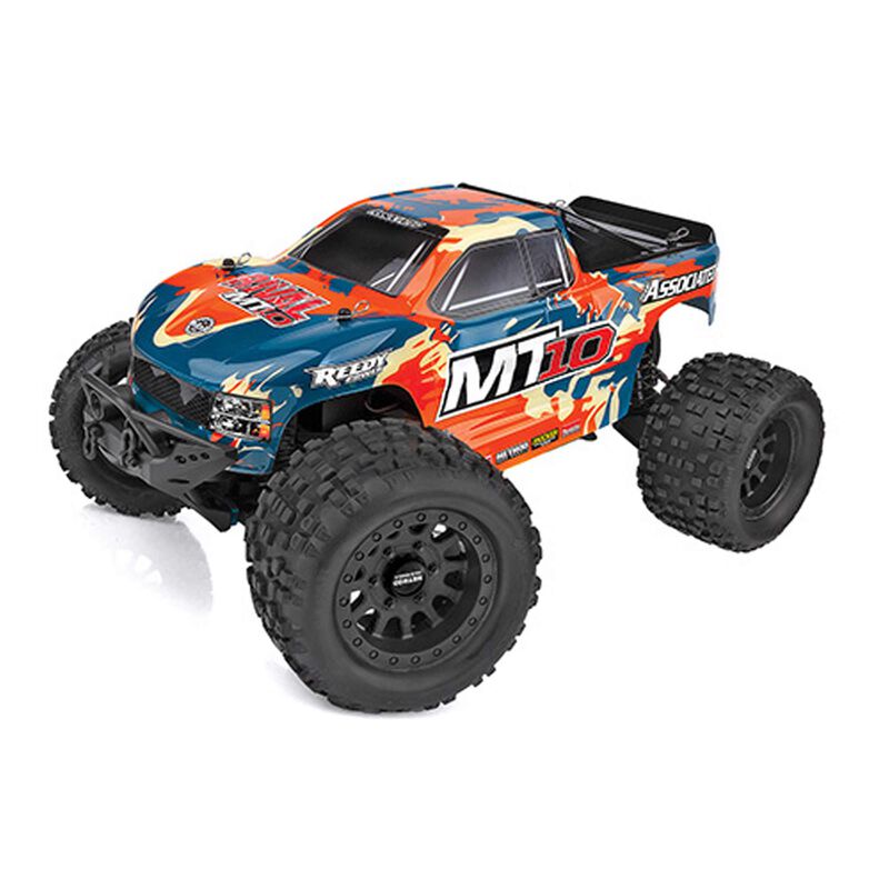 1/10 Rival MT10 V2 Monster Truck Body, Orange/ Blue