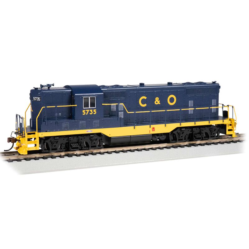 HO GP7 Locomotive with DCC, CHESAPEAKE & OHIO 5735