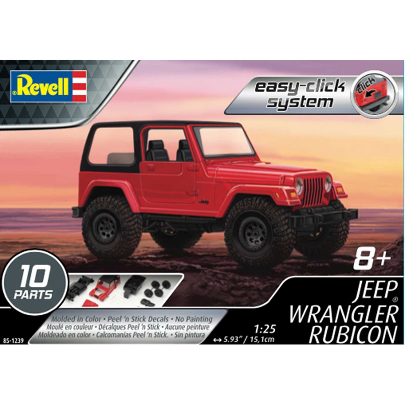 1/25 Jeep Wrangler Rubicon "Easy-Click"