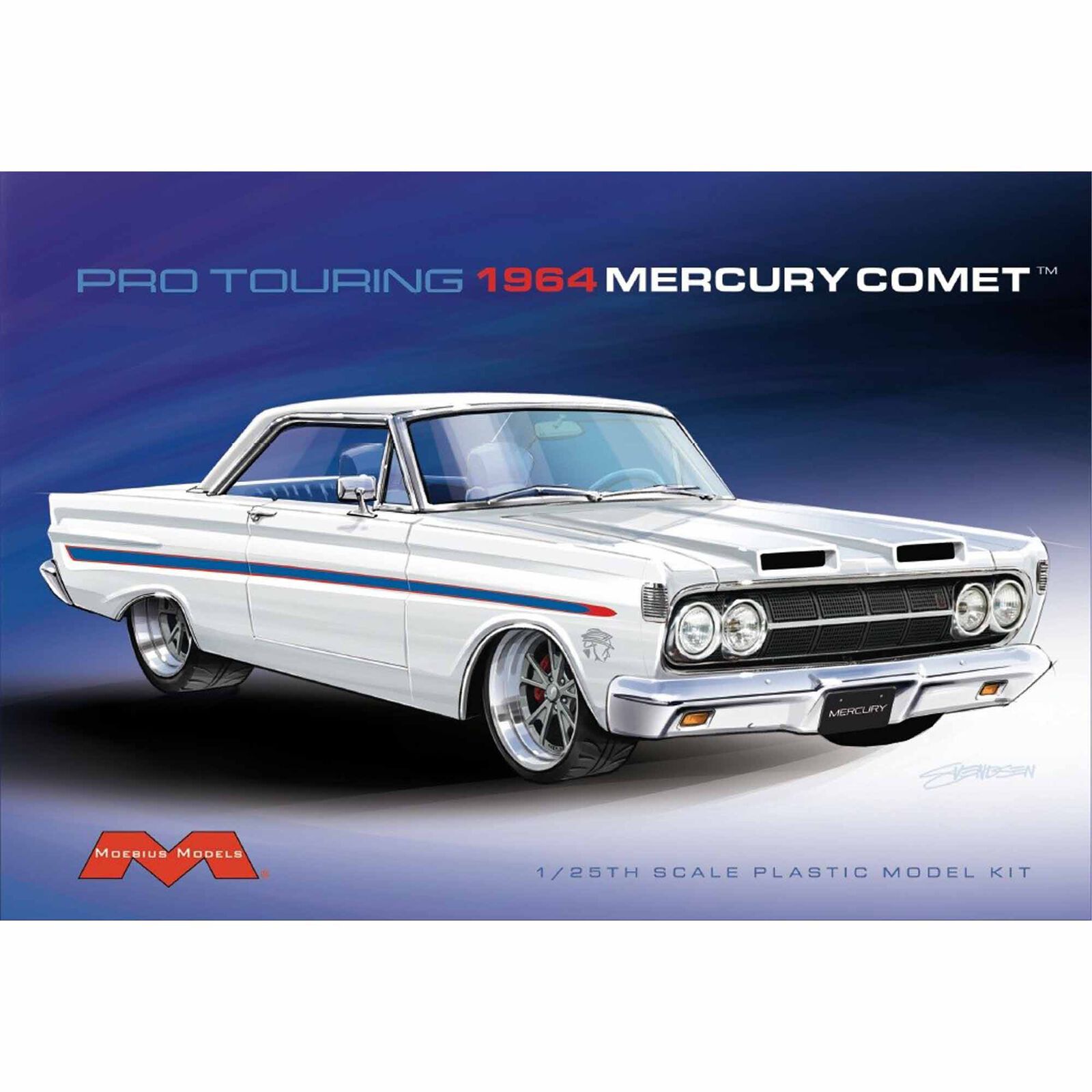 1/25 Pro Touring 1964 Mercury Comet Model Kit