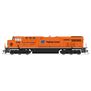 HO GE ES44AC Locomotive, CP #8781 "Saint John Express" Orange Paint