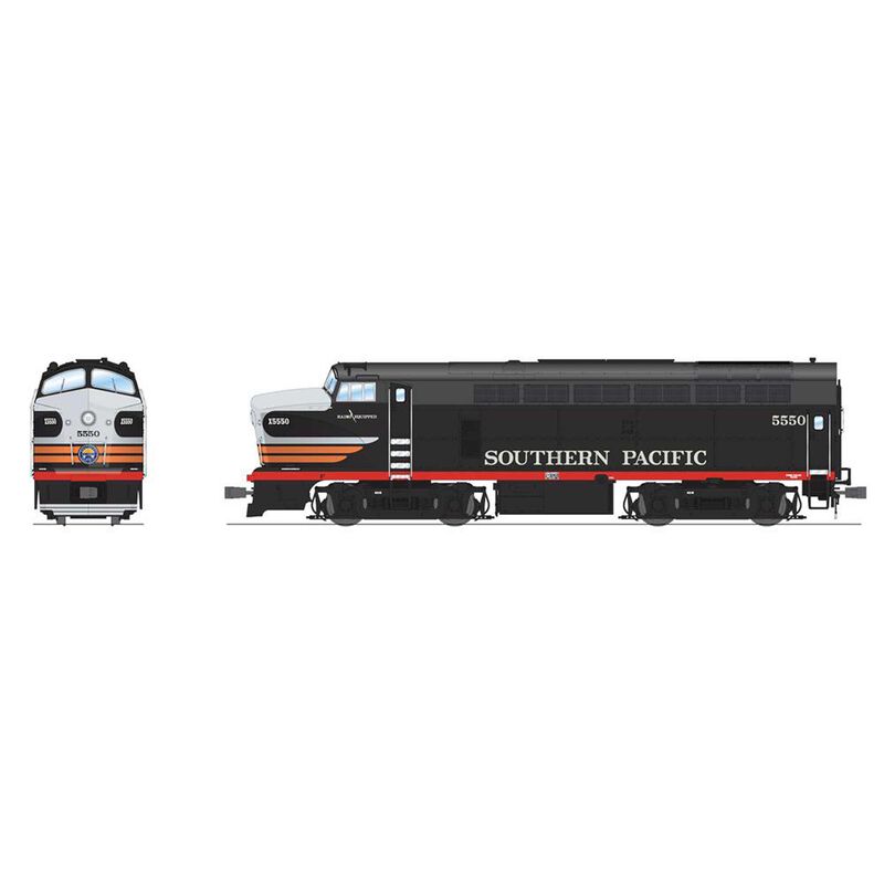 HO RF-16 Sharknose Locomotive A, SP 5550 Black Widow