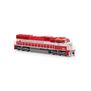 HO SD60I with DCC & Sound, TRRA/Red/White #4001