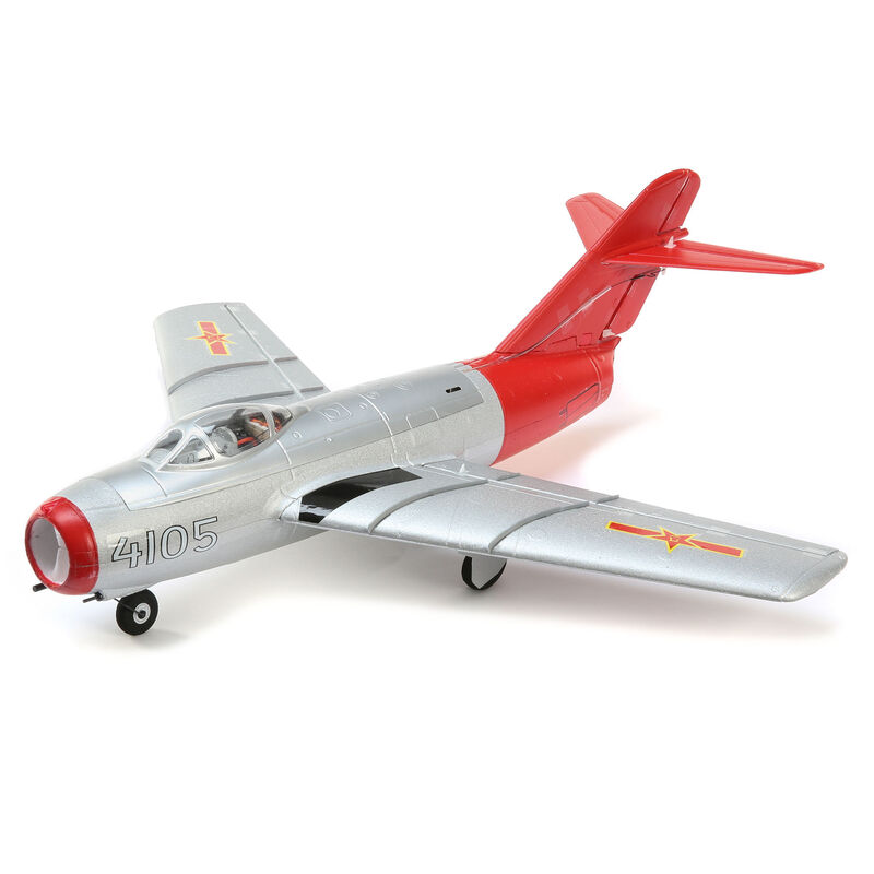 UMX MiG-15 28mm EDF Jet BNF Basic with AS3X and SAFE Select, 411mm