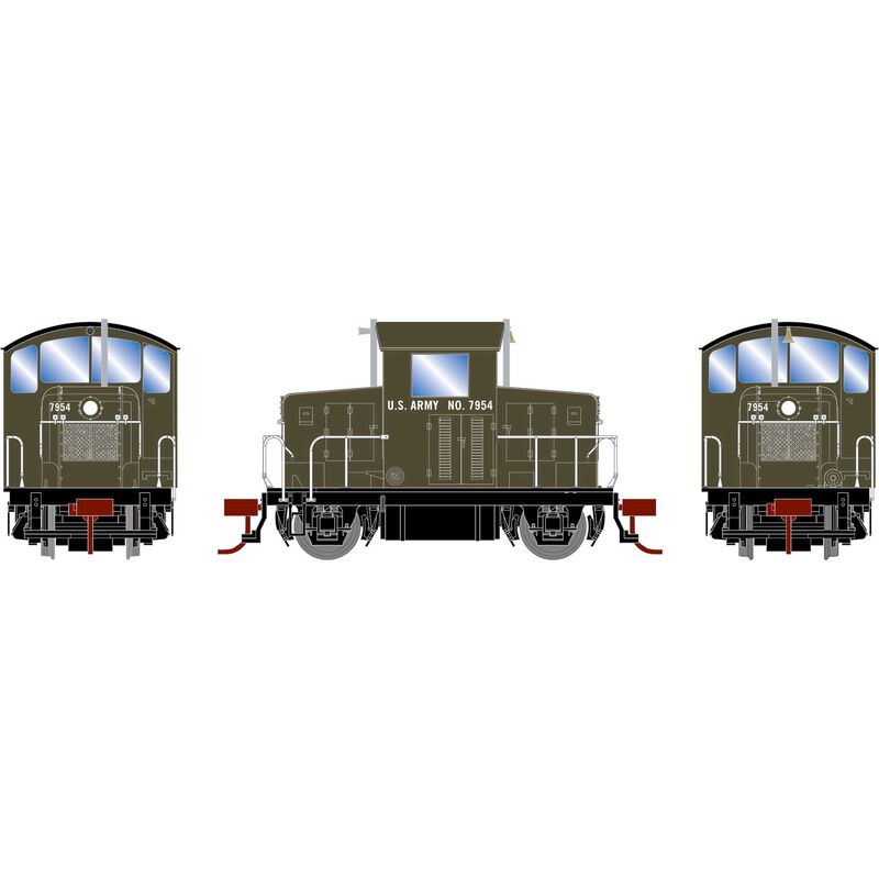 HO EMD Model 40 Locomotive, USAX #7954
